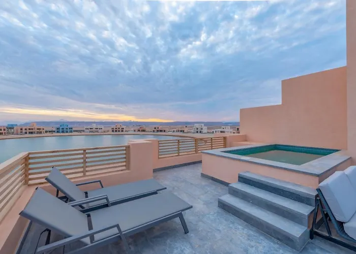 Ancient Hill 3br Gouna Sea View & Priv Roof Pool *
